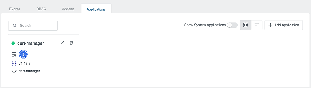 Application Installation Status